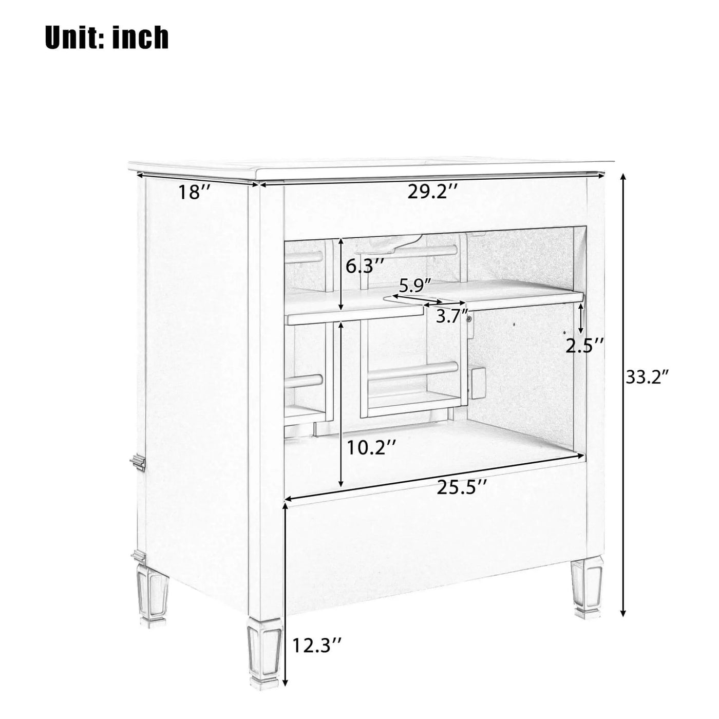 Nuvia 60-Inch Green Vintage Double Sink Vanity With Cabinets And Drawers (SAK26149) by SAKSBY WHOLESALE