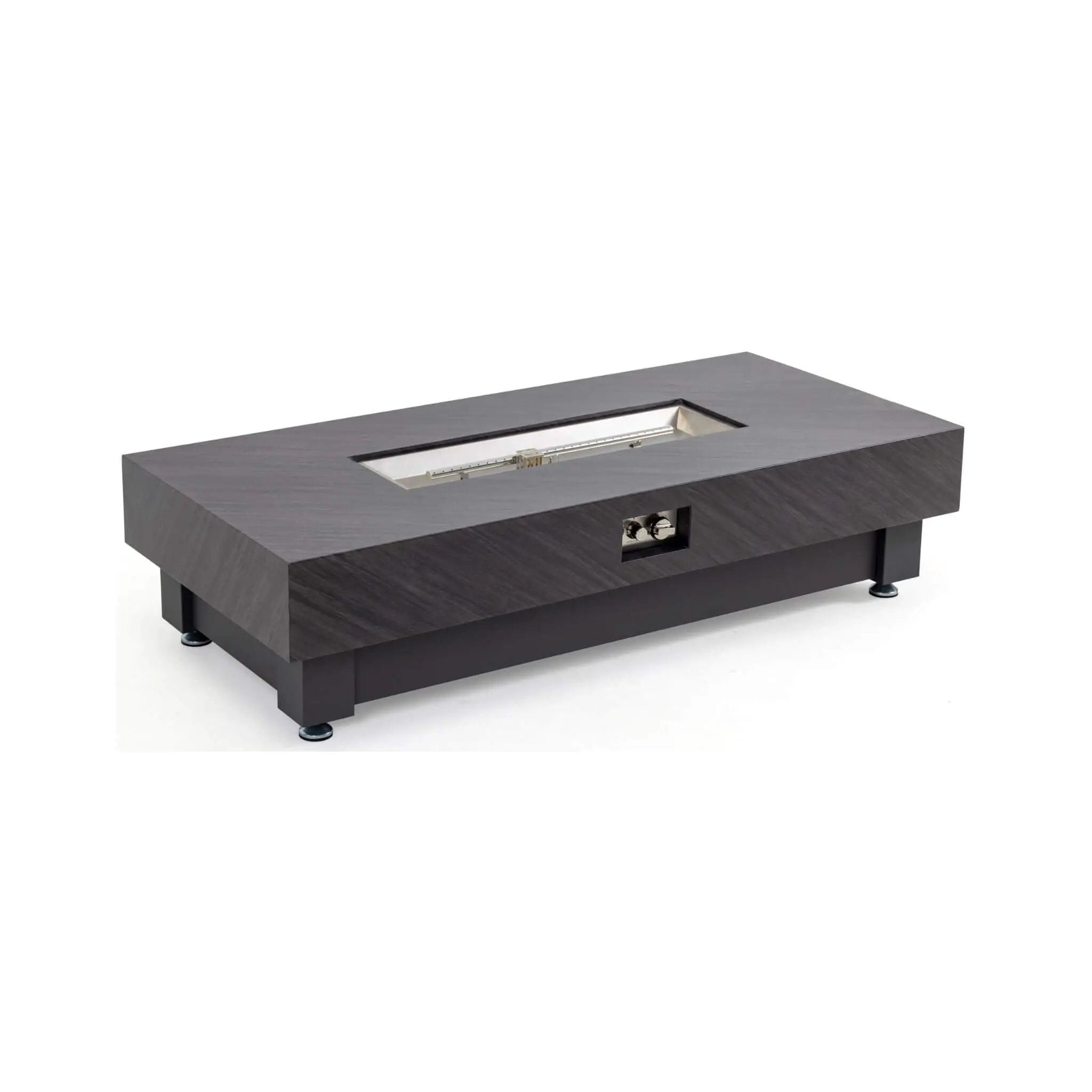 Alora Premium 60-Inch Rectangular Outdoor Modern Propane Fire Pit Table With Rain Cover (SAK91273) by SAKSBY WHOLESALE