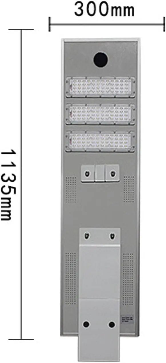 6000W Aluminum Frame LED Integrated Solar Street Light, IP65 Waterproof , Radar Sensor + Light Sensor, Dusk to Dawn Solar by Outdoor Solar Outlet