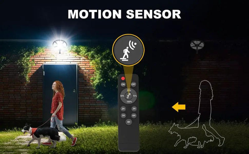 6000W Solar Street Light Outdoor Waterproof -Radar & Motion Sensing, Remote Control with 360° Wide Angle Lighting by Outdoor Solar Outlet
