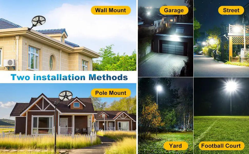6000W Solar Street Light Outdoor Waterproof -Radar & Motion Sensing, Remote Control with 360° Wide Angle Lighting by Outdoor Solar Outlet