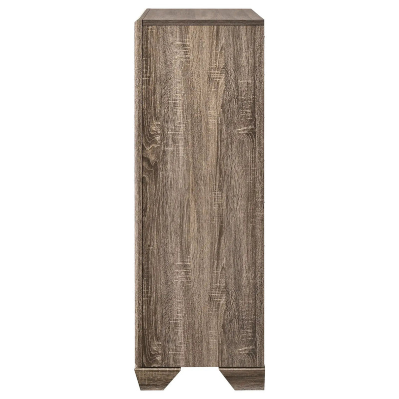 Kauffman 5-drawer Bedroom Chest Washed Taupe by Unique Piece Furniture