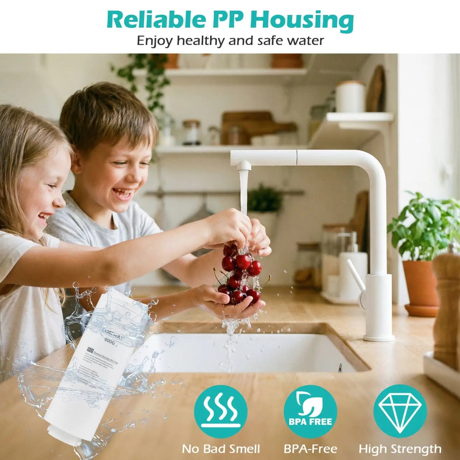 600 GPD Replacement RO Filter for AW-RB20/AW-RB05 Under-Sink Reverse Osmosis System by DirectDeals