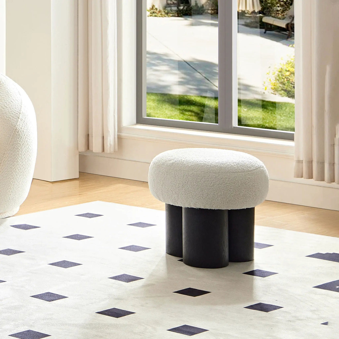 Versatile Mushroom Stool With Cushion by HouseOfZazla
