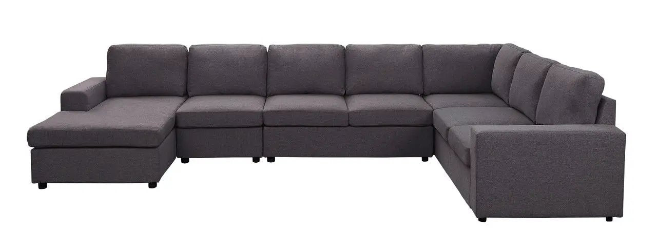 Tifton - 7 Seat Reversible Modular Sectional Sofa Chaise by Unique Piece Furniture