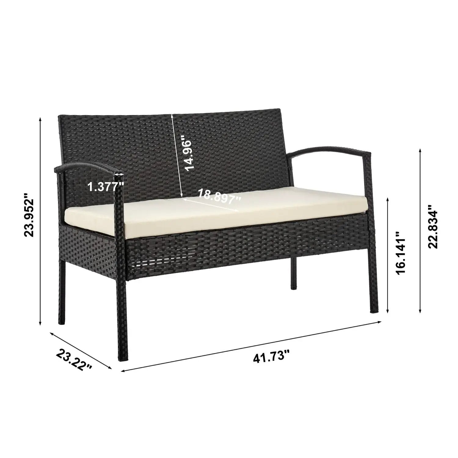 Noli - 4 Piece Outdoor Conversation Set