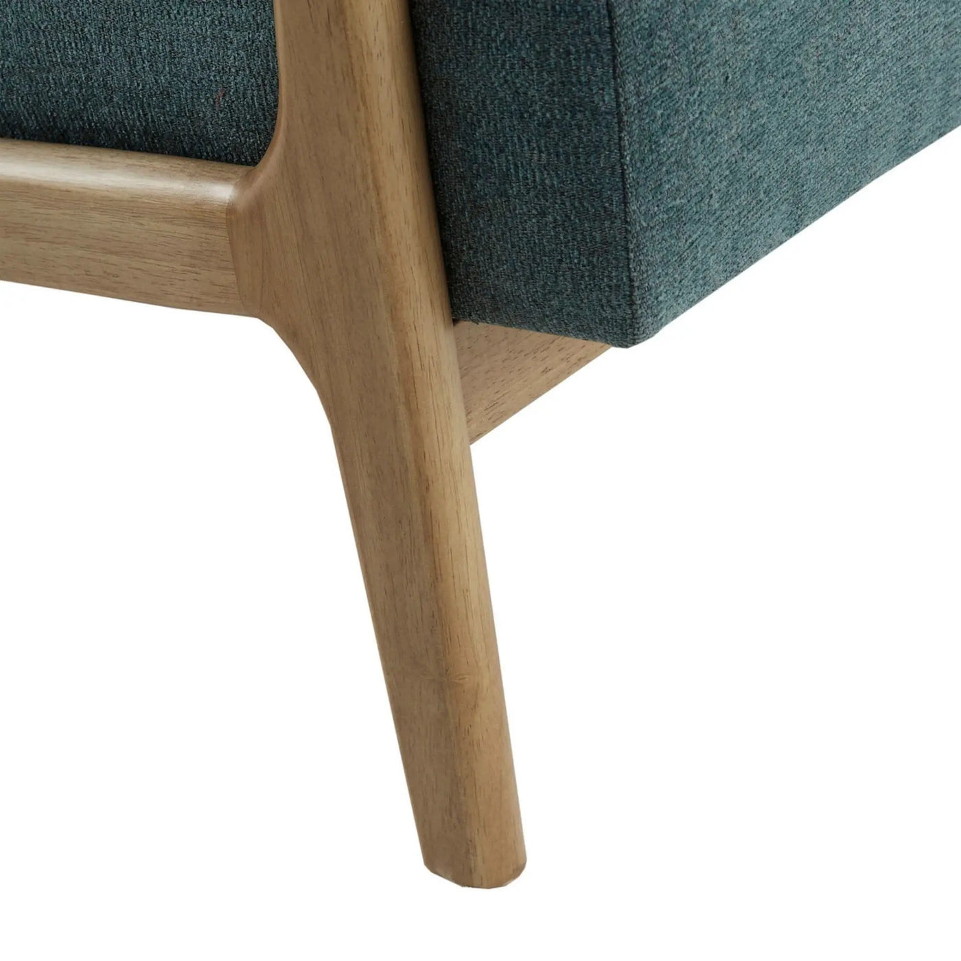 Mid-Century Style Lounge Chair With Upholstered Seat by HouseOfZazla