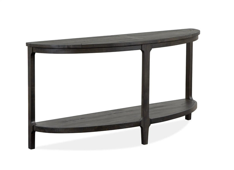 Boswell - Demilune Sofa Table - Peppercorn by Unique Piece Furniture