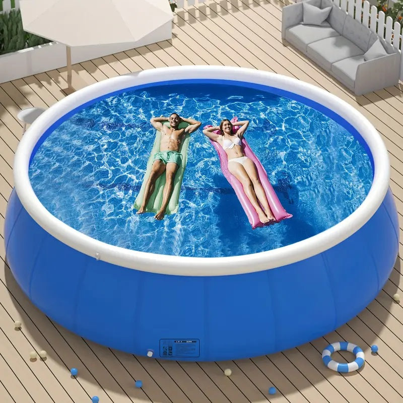 Inflatable Swimming Pool 244" x 63" Butterfly Design by HouseOfZazla