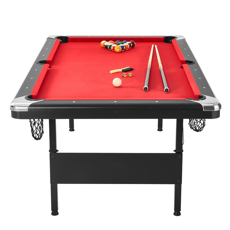7 ft Foldable Portable Billiards Table with Complete Accessories by HouseOfZazla