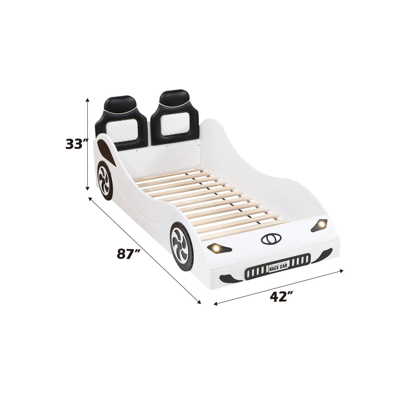 Colen - Twin Car Bed With LED by Unique Piece Furniture