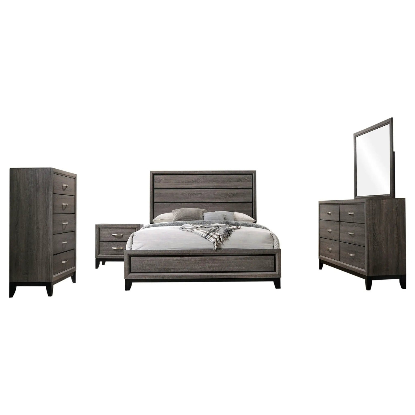 Carina - Panel Bedroom Set by HouseOfZazla