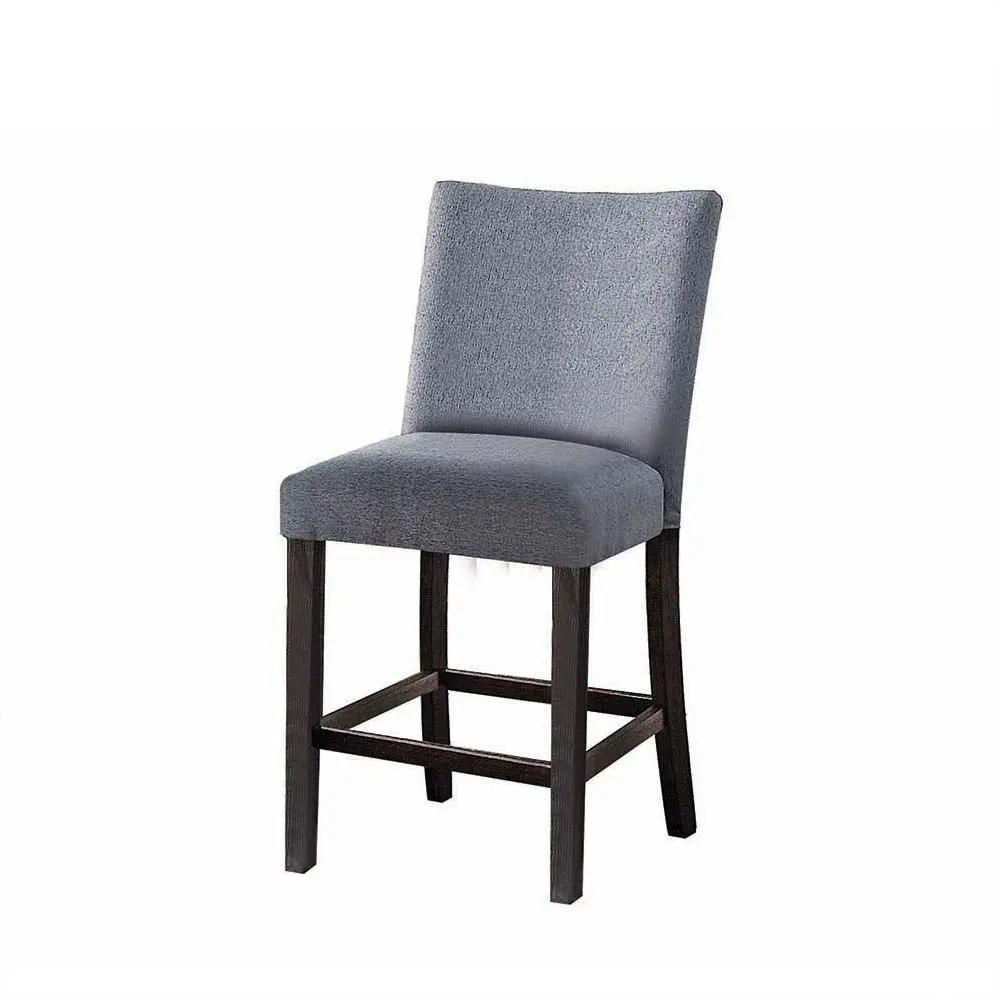 Yelena - Counter Height Chair (Set of 2) - Fabric & Weathered Espresso by Unique Piece Furniture