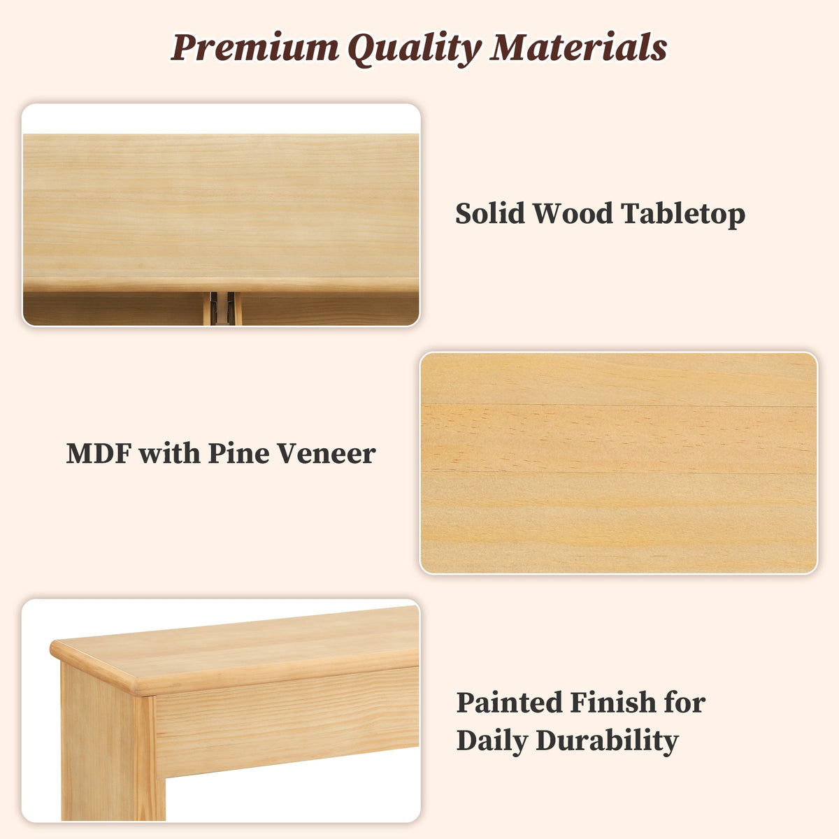 55" Fluted Console Table, photo 6 of 10