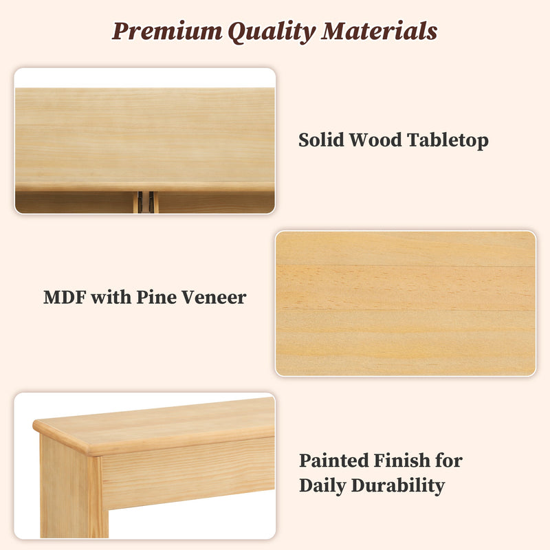 55" Fluted Console Table, photo 6 of 10