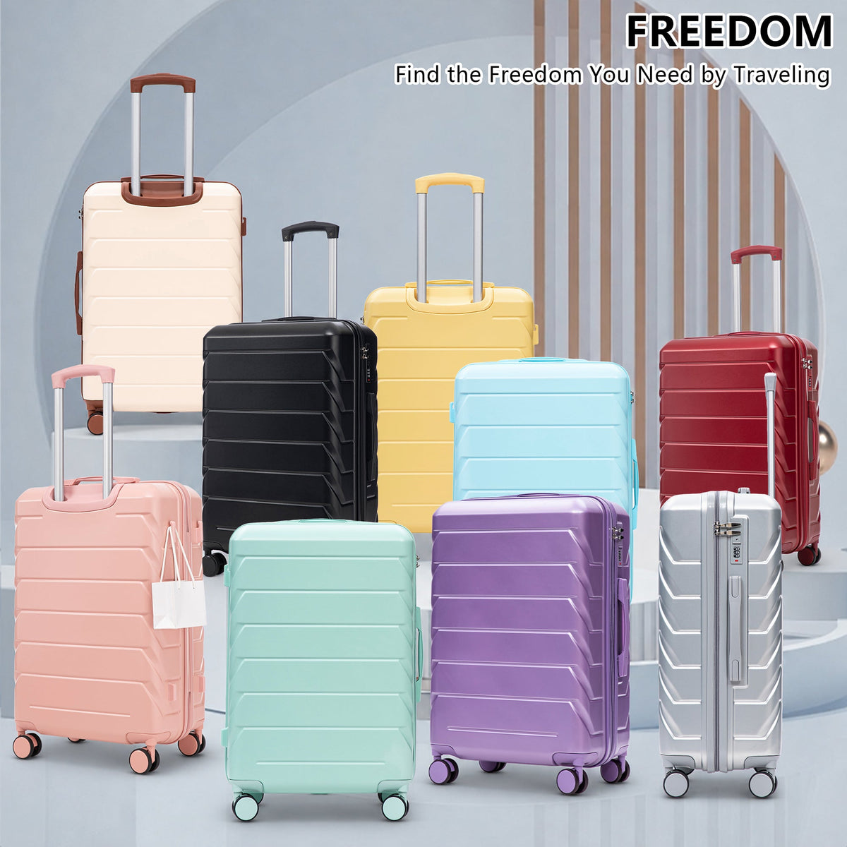3-Piece Luggage Set (20"/24"/28"), photo 7 of 10