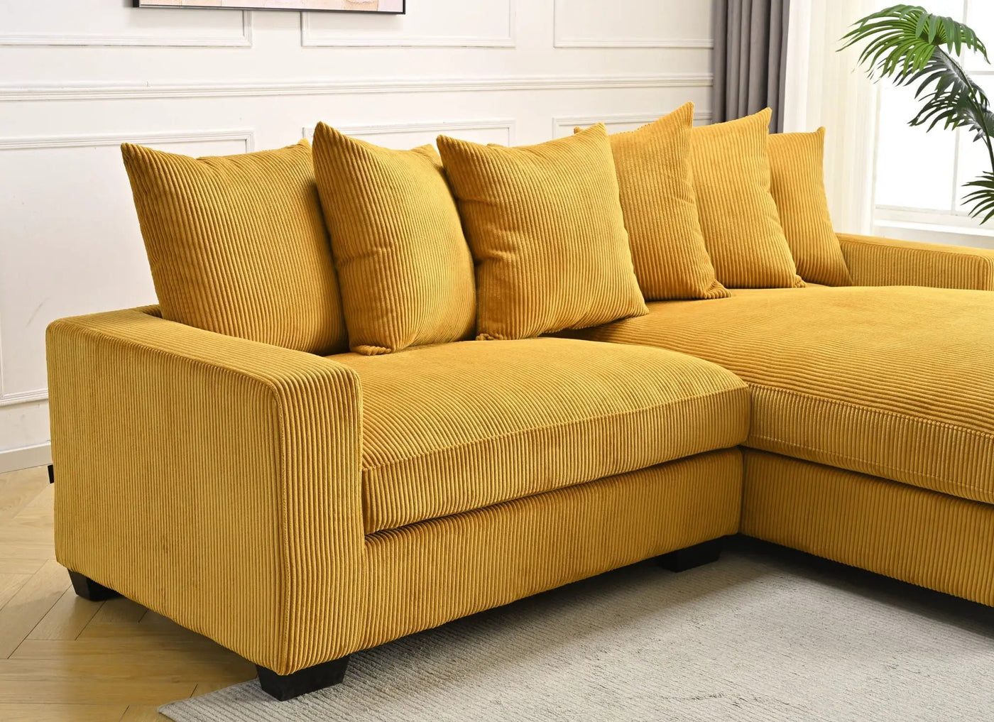 Luxe - Oversized 2 Piece Sectional Couches For Living Room, L Shaped Sofa With Chaise by Unique Piece Furniture