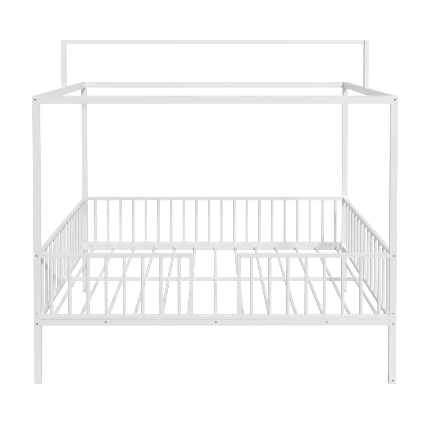 3 In 1 Convertible Montessori Floor Bed With Fenced Support by HouseOfZazla