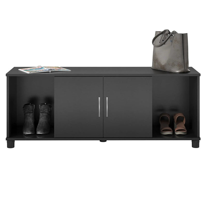 Lory - Shoe Storage Bench - Black by Unique Piece Furniture
