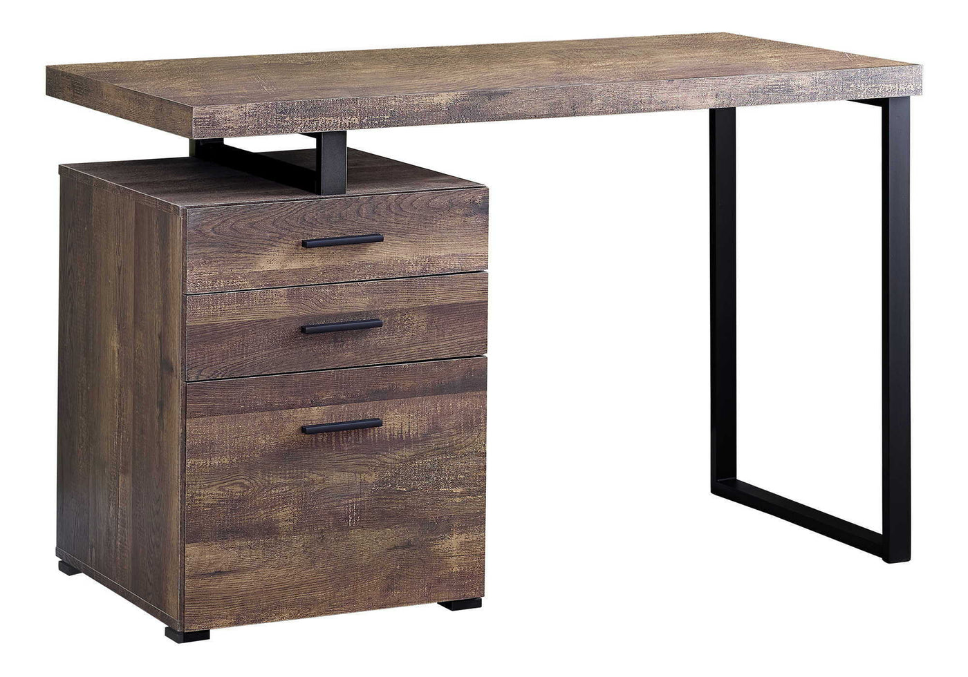 Computer Desk For Home Office, Left or Right Setup with Storage Drawers by HouseOfZazla