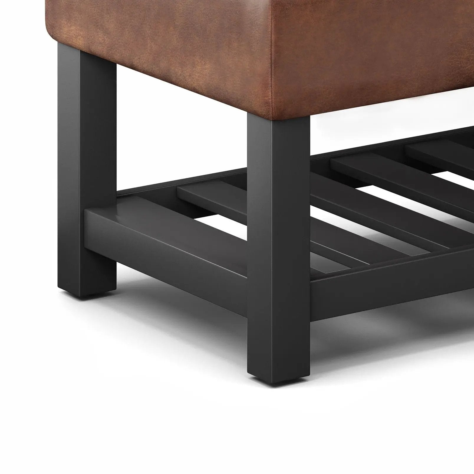 Cosmopolitan - Storage Ottoman Bench With Open Bottom by Unique Piece Furniture