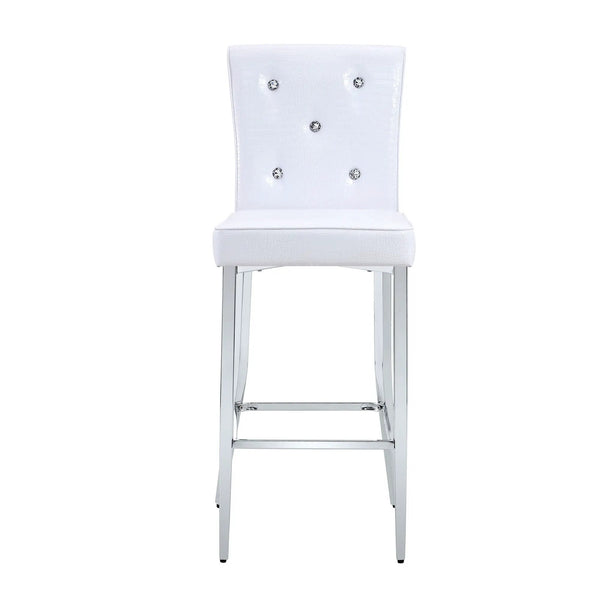 Bar Chairs & Crystal Clasp Design (Set of 2)