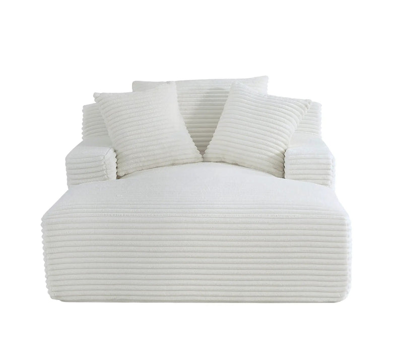 Cloudline - Oversized Chaise Lounge, Modern Comfy Couch With Full Foam Cushioning, Cozy Sleeper Sofabed by HouseOfZazla