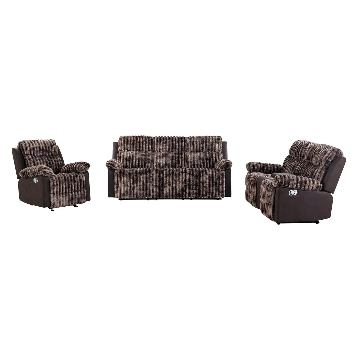 Brenda - Sofa With Manual Recline Function by HouseOfZazla