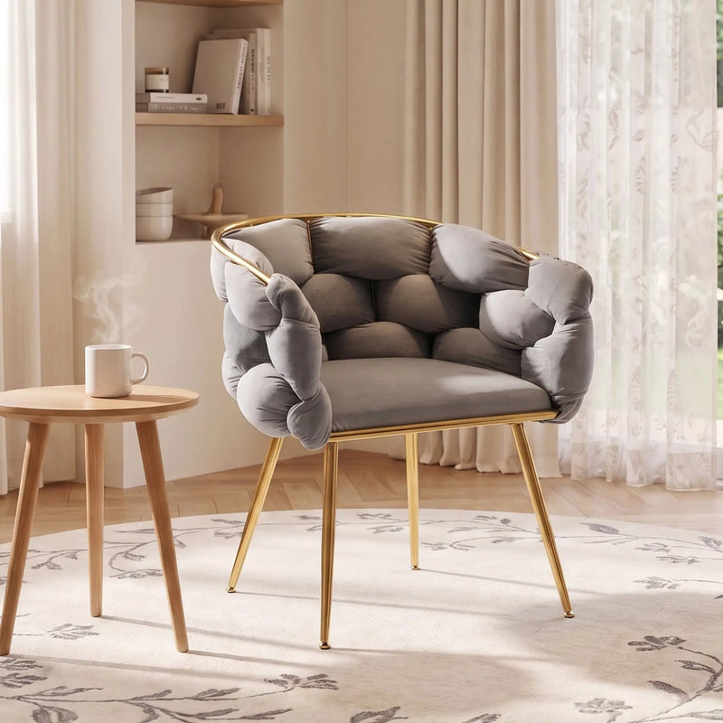 Luxury Modern Velvet Single Sofa Chair by HouseOfZazla