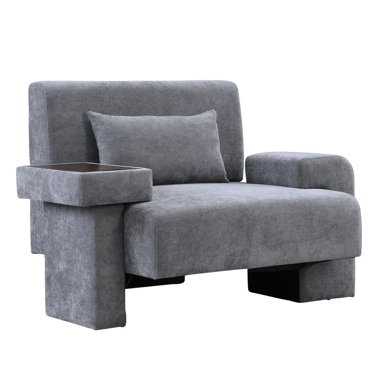 Modern Oversized Armchair With Soft Cushion For Living Room by HouseOfZazla