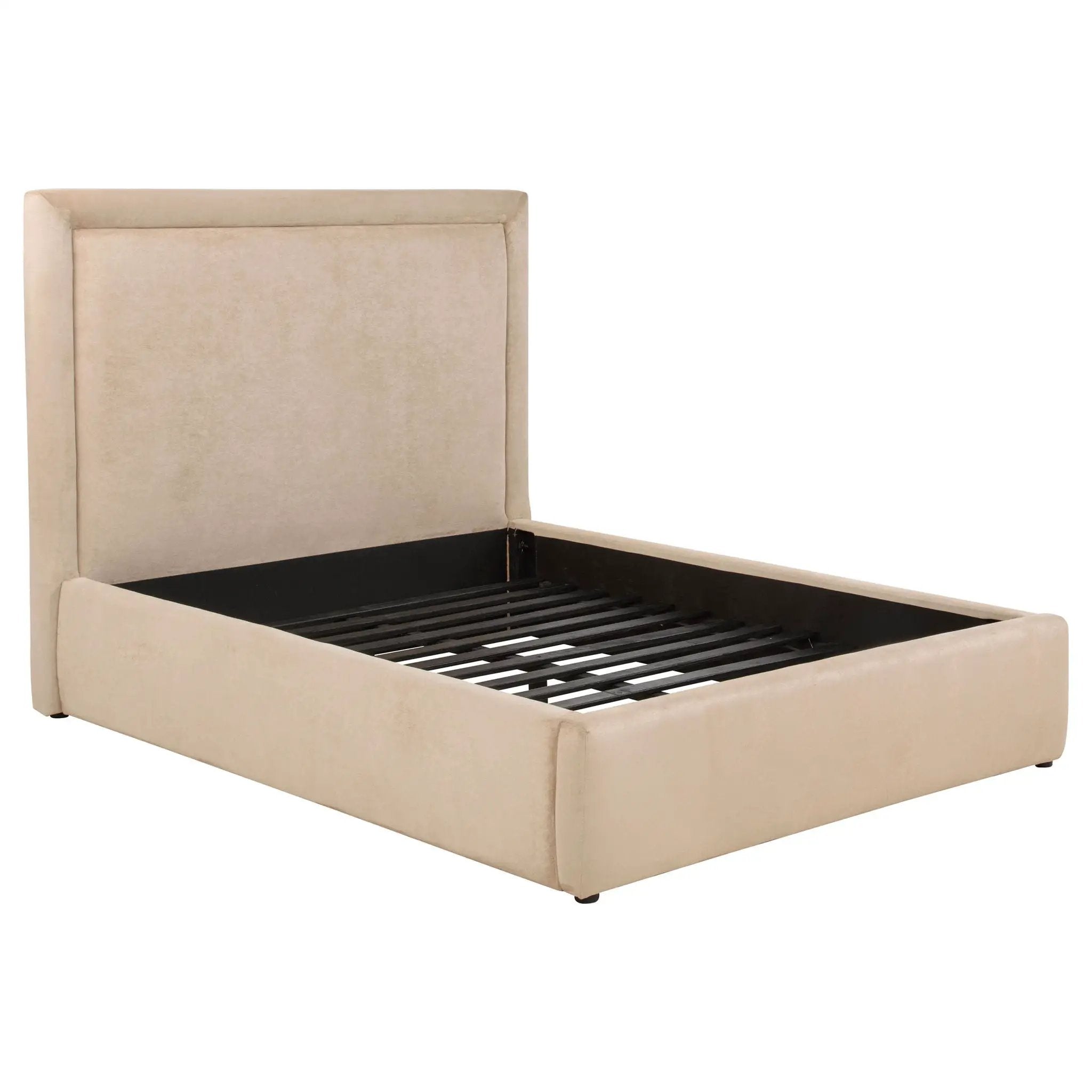 Lawson 54-inch Upholstered Full Platform Bed Light Saddle by Unique Piece Furniture