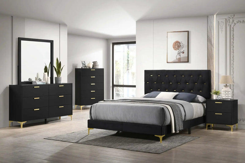 Kendall 5-piece Queen Bedroom Set Black by Unique Piece Furniture