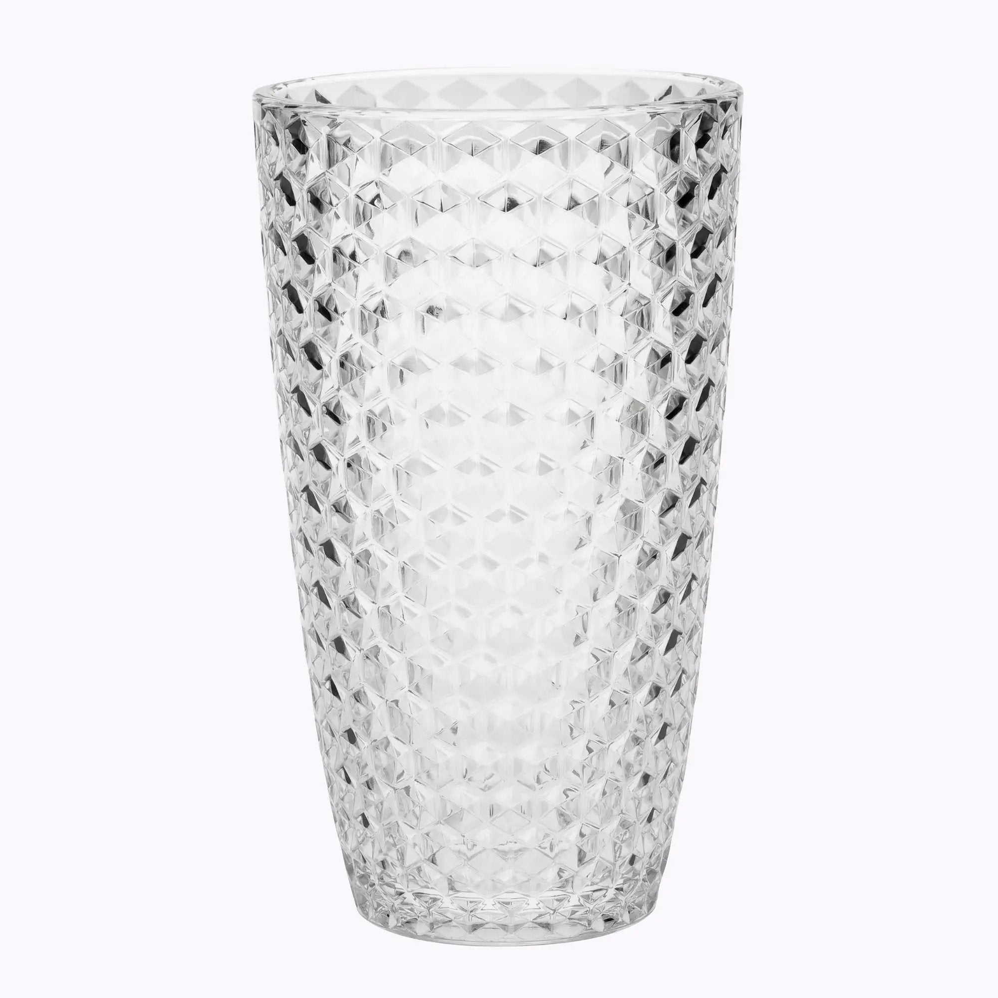 Leading Ware Diamond Cut Acrylic Drinking Glasses (Set of 4) by HouseOfZazla