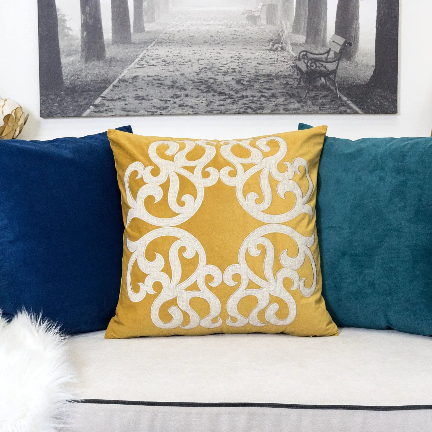 Dora - Pillow Cover With Matching Back by HouseOfZazla
