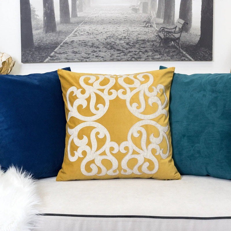 Dora - Pillow Cover With Matching Back by HouseOfZazla