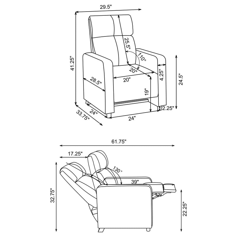 Warren - 5 Seater Home Theater With 2 Wedge Consoles - Black by HouseOfZazla