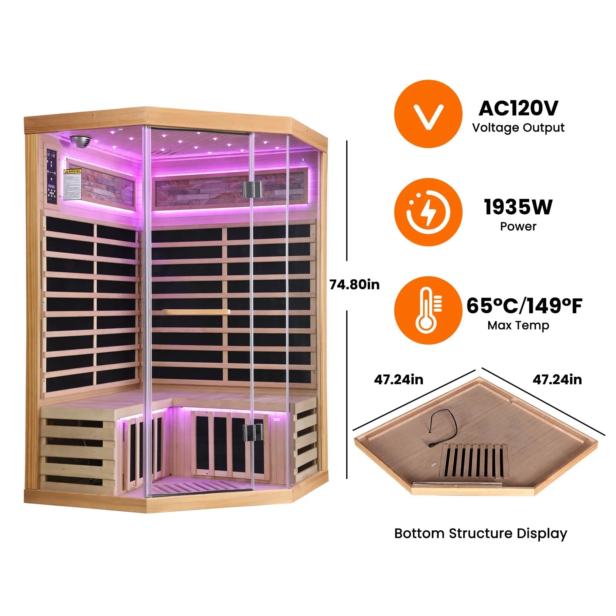 Double Sauna Room by HouseOfZazla