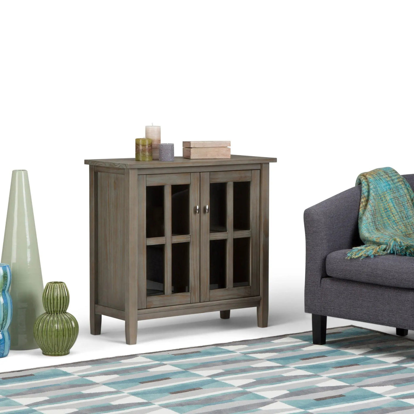 Warm Shaker - Handcrafted Low Storage Cabinet by HouseOfZazla