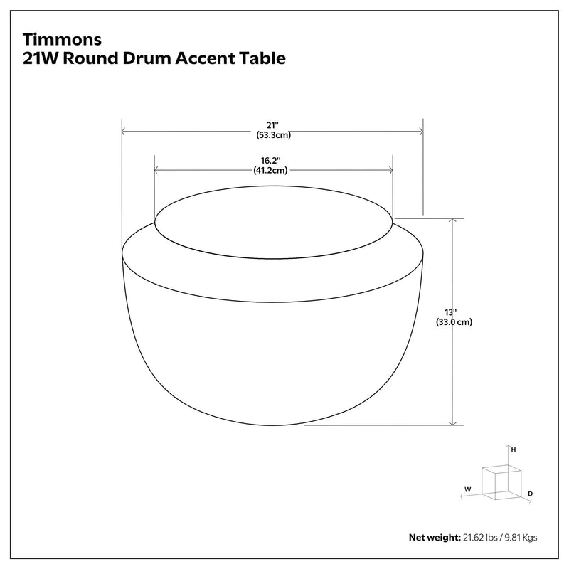 Timmons - Cast Aluminum Coffee Table - Brown by HouseOfZazla