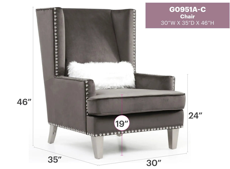 Elegant Traditional Accent Chair by Unique Piece Furniture