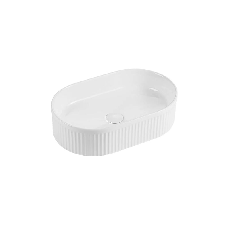 Integrated Oval Ceramic Bathroom Sink by HouseOfZazla