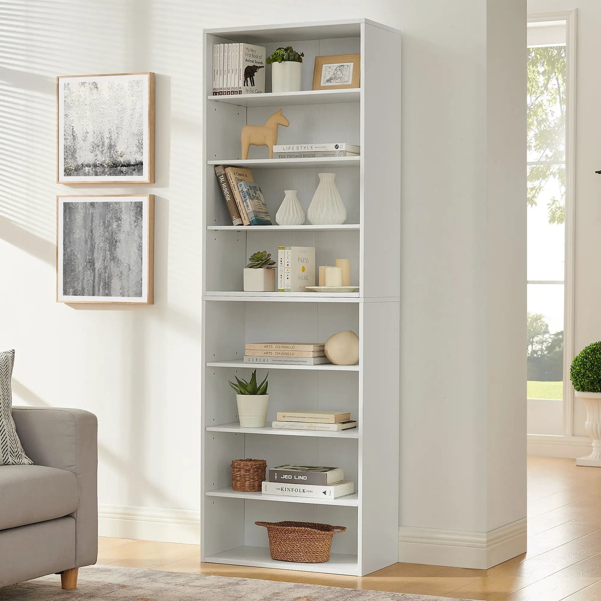 CD DVD Storage Cabinet with Adjustable Shelves by HouseOfZazla