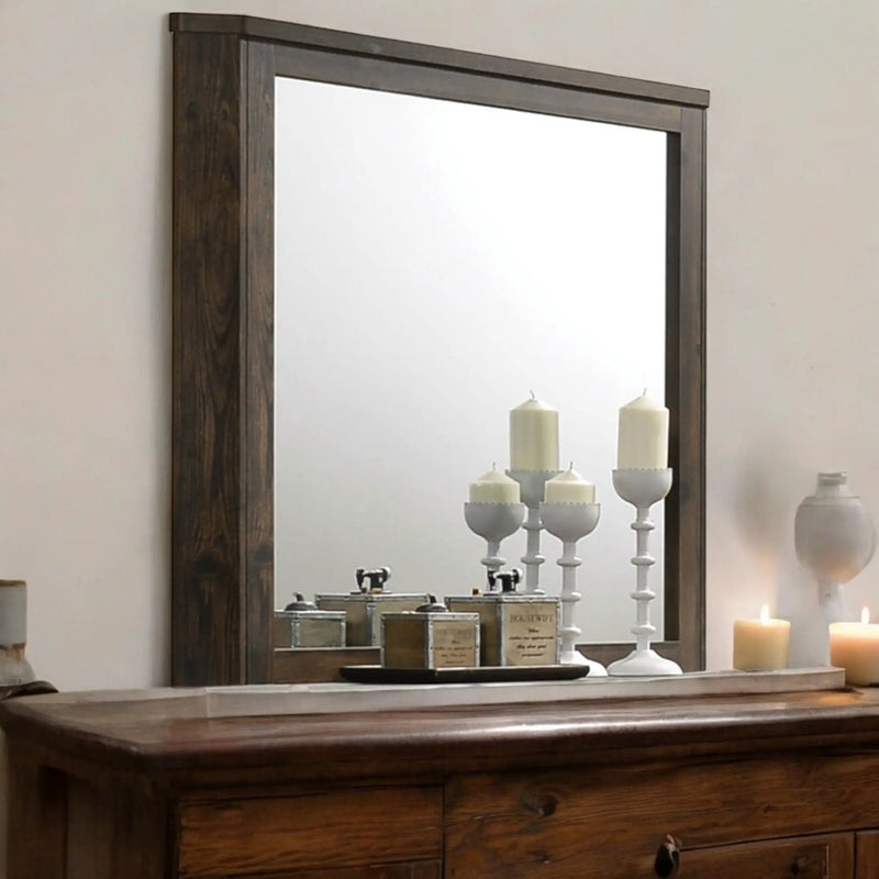 Elettra - Rustic Mirror - Walnut by HouseOfZazla