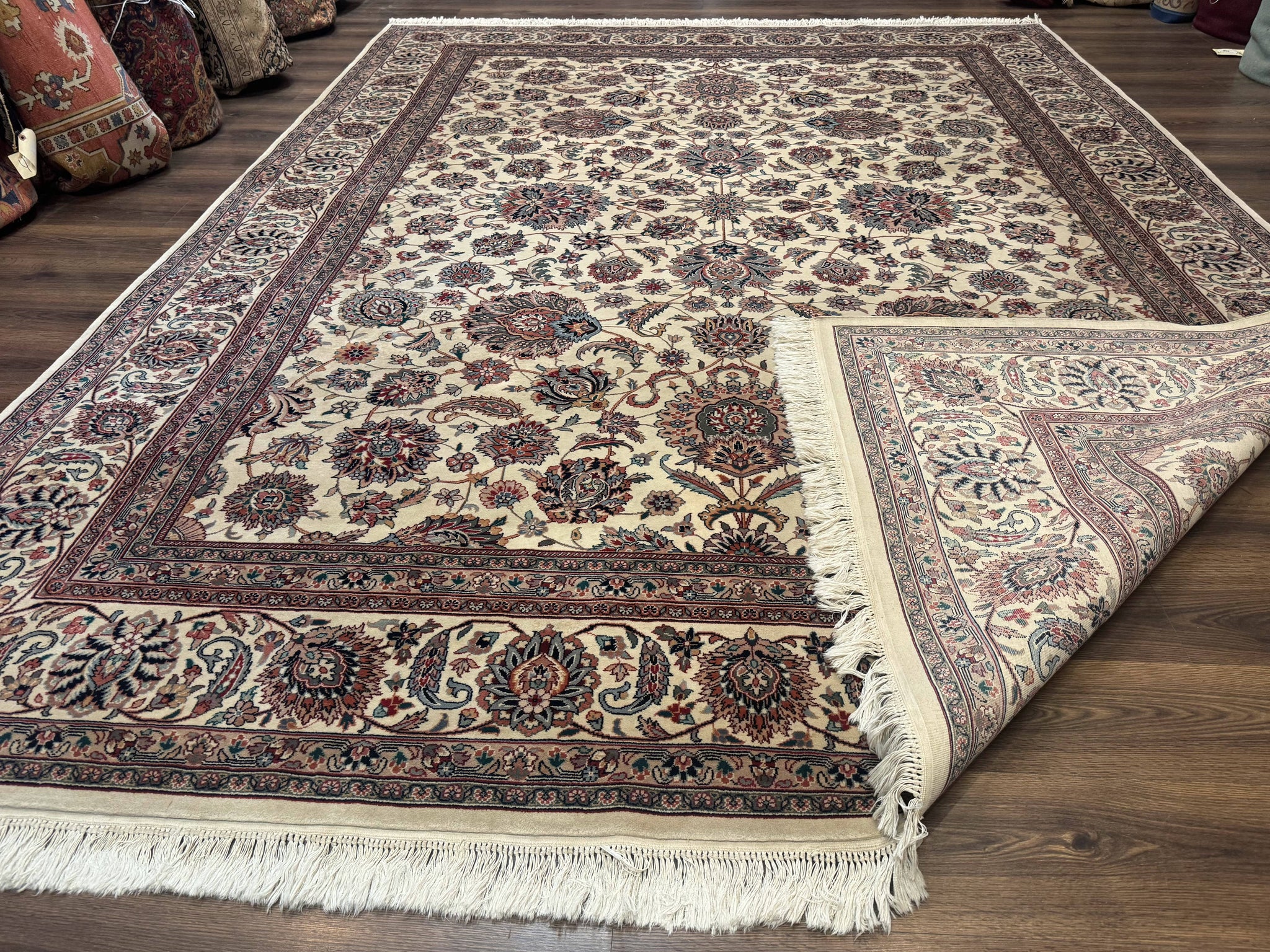 Pak Persian Rug 9x12, Allover Pattern, Fine Handmade Oriental Carpet by Jewel Rugs