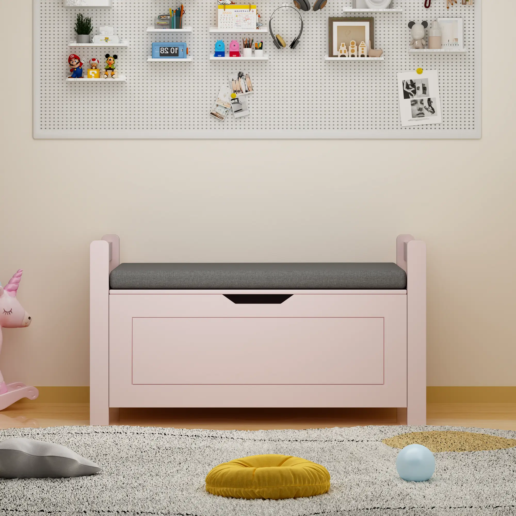Kids Toy Box Chest for Boys and Girls by HouseOfZazla
