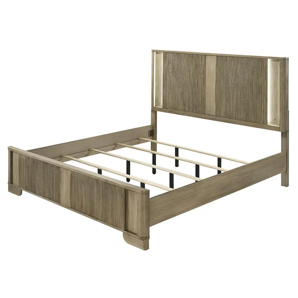 Lakkari - Bed With LED by Unique Piece Furniture