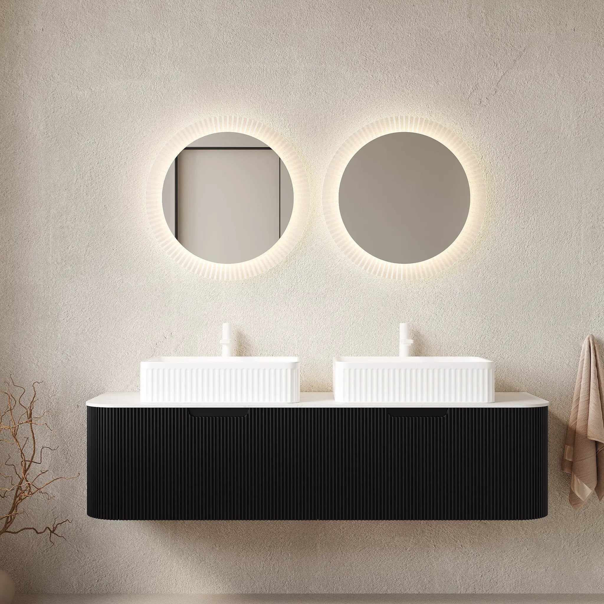 Dina 60" Bathroom Vanity & Sinks by HouseOfZazla