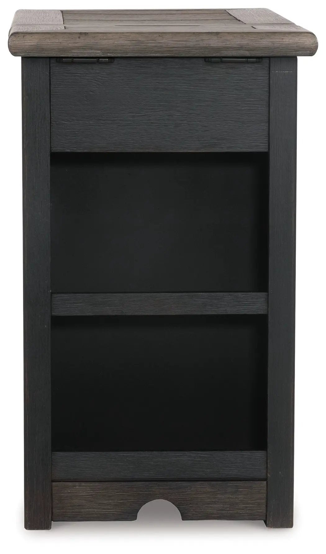Tyler Creek - Chair Side End Table - Grayish Brown / Black by Unique Piece Furniture