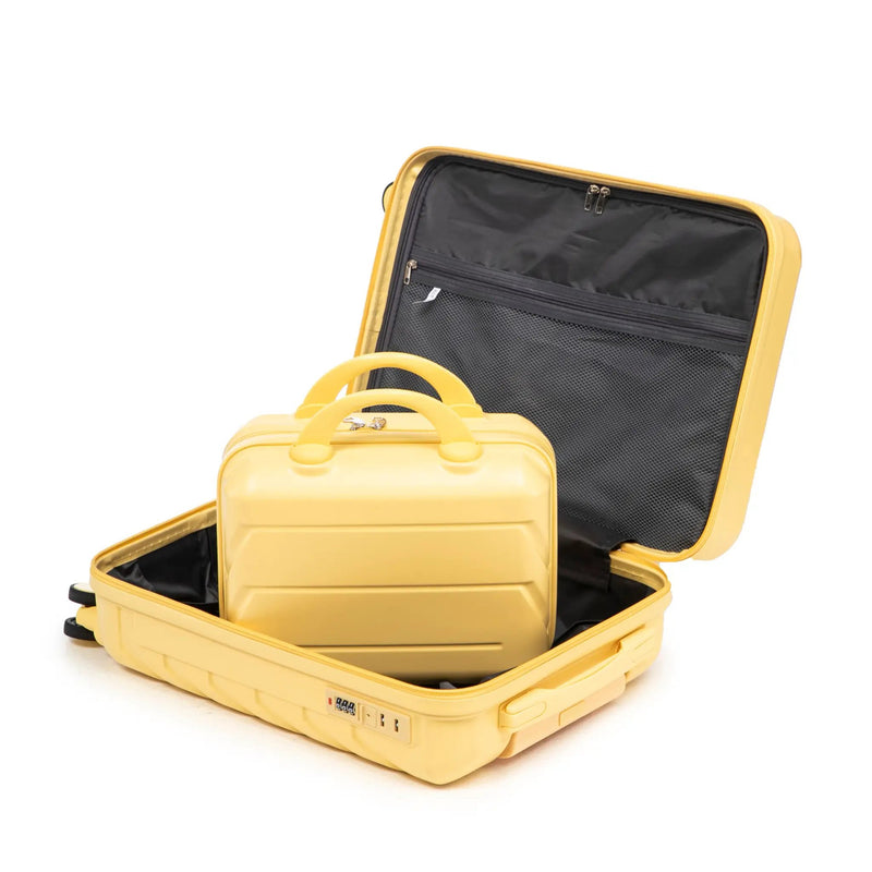 14'/20' 2-Piece ABS Spinner Wheel Luggage Set with Combination Lock by HouseOfZazla