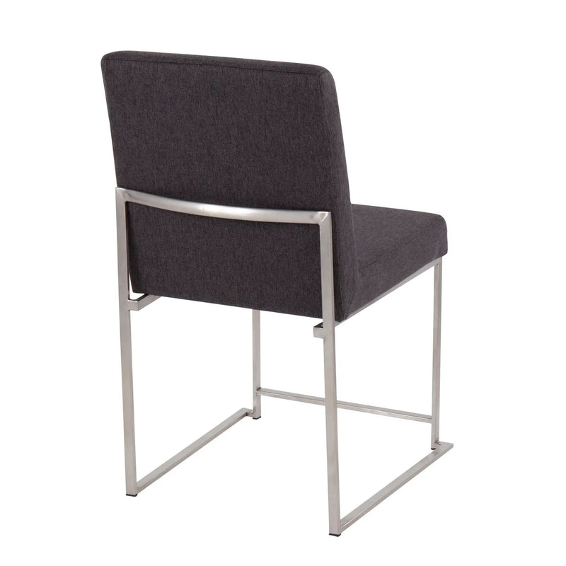 Fuji - Contemporary High Back Dining Chair, Modern Elegance (Set of 2) by Unique Piece Furniture